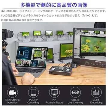 FEELWORLD Live PRO L1 Video Switcher for Streaming