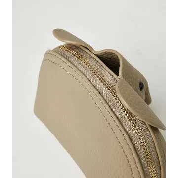 Adorable Small Leather Coin Purse - Perfect Elephant Design