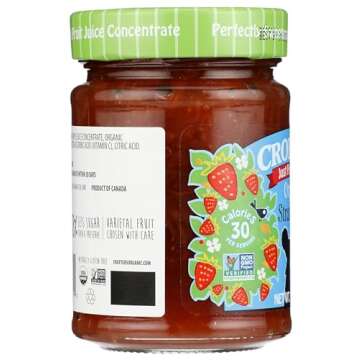 CROFTERS Organic Strawberry Spread - Naturally Sweetened