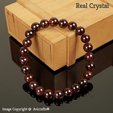 Adjustable Garnet Bracelet for Men and Women