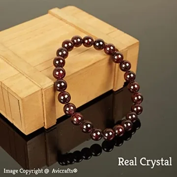 Adjustable Garnet Bracelet for Men and Women