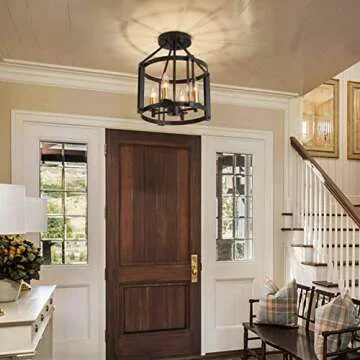 Mhuyein Close to Ceiling Lights (13 in)