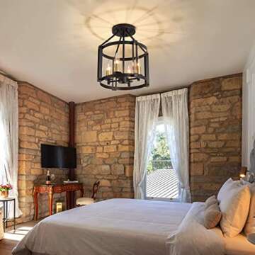 Mhuyein Close to Ceiling Lights (13 in)