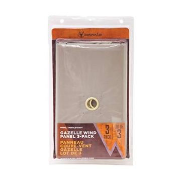 Gazelle 3-Pack Wind Panels for Ultimate Outdoor Comfort