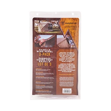 Gazelle 3-Pack Wind Panels for Ultimate Outdoor Comfort