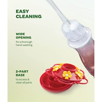 10oz Hummingbird Feeders Set of 2 with Ant Guard