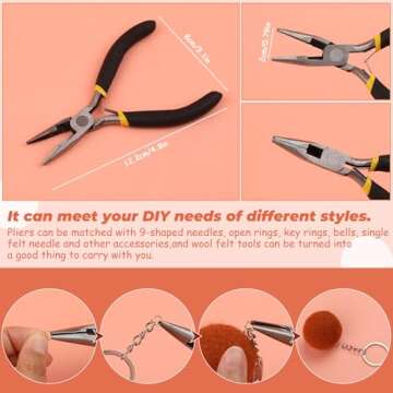 QMNNMA 241 Pcs Needle Felting Kit - Complete Needle Felting Tools and Supplies with Felt Wool 50 Colors, Felt Molds, High Density Foam Pad Storage Box for DIY Craft Animal Home Decoration