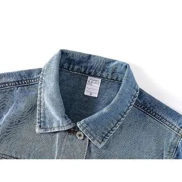 Kedera Women Star Pearls Beading Denim Jacket - Trendy Style
