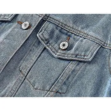 Kedera Women Star Pearls Beading Denim Jacket - Trendy Style