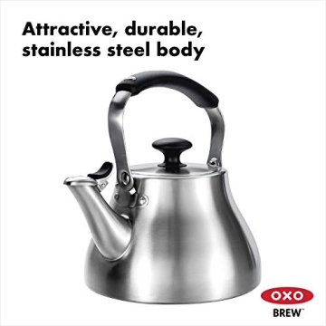 OXO BREW Classic Tea Kettle with One-Touch Spout Cap