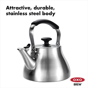 OXO BREW Classic Tea Kettle with One-Touch Spout Cap