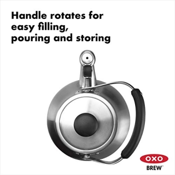 OXO BREW Classic Tea Kettle with One-Touch Spout Cap