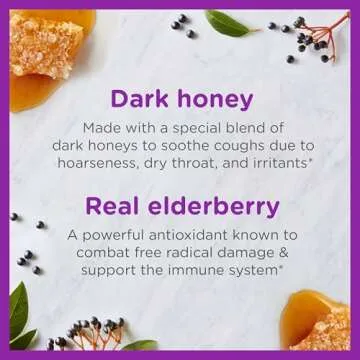 Zarbee's Kids Cough + Immune Day/Night Value Pack for Children 2-6 with Dark Honey, Vitamin D & Zinc, #1 Pediatrician Recommended, Drug & Alcohol-Free, Mixed Berry Flavor, 4 FL Oz, 2 Pack