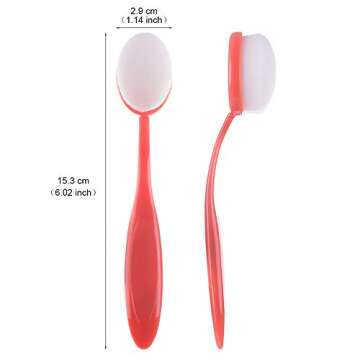 Craft Ink Blending Brushes 5 Colorful Pack Set Broad Application Assortment Crafter color coded hand...