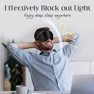 LULUSILK Premium Silk Sleep Mask - Adjustable Comfort for All