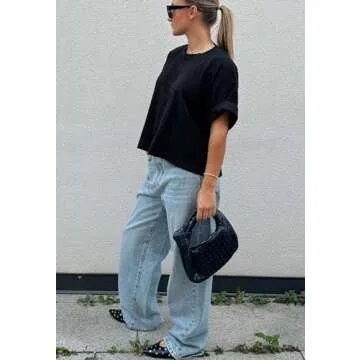 Yishaweiqi Black Studs Buckle Strap Ballet Flats Shoes for Women Pointed Toe Ballerina Shoes Mary Jane Flats Comfortable Casual Drive Shoes