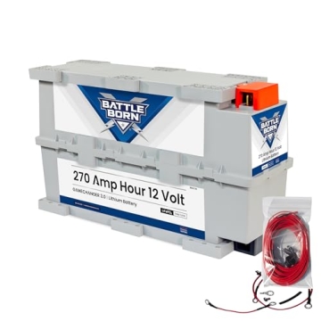 270Ah 12V Heated Lithium-Ion Battery - Off Grid, RV, and Solar Power Solution