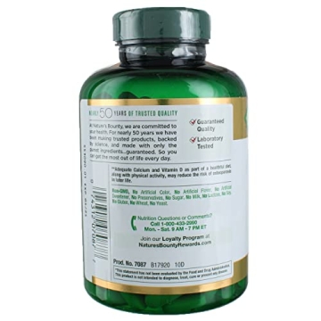 Nature's Bounty Calcium Plus 500 mg Vitamin D3 Softgels