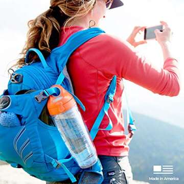 Tervis Disney - Classic Characters Tumbler with Wrap and Black with Gray Lid 24oz Water Bottle, Clear