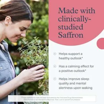 Youtheory Saffron - Vegan Energy Supplement for Men & Women* - Contains Rhodiola Rosea & Ashwagandha - Dairy, Soy & Gluten Free - 60 Vegetarian Capsules