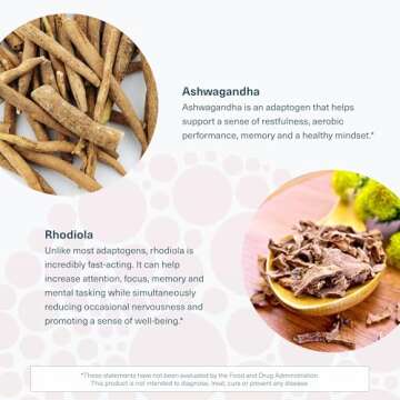 Youtheory Saffron - Vegan Energy Supplement for Men & Women* - Contains Rhodiola Rosea & Ashwagandha - Dairy, Soy & Gluten Free - 60 Vegetarian Capsules