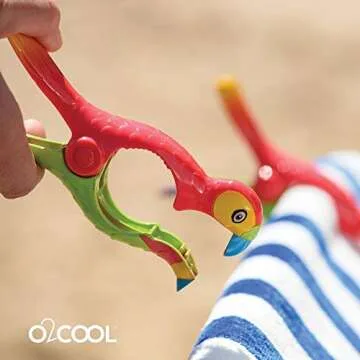 O2COOL Boca Clips: Bright and Strong Towel Holders