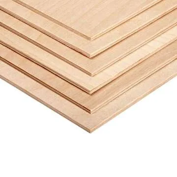 3MM 1/8" x 12" x 12" Baltic Birch Plywood – B/BB Grade (6pk) Perfect for Arts and Crafts, DIY Proj...