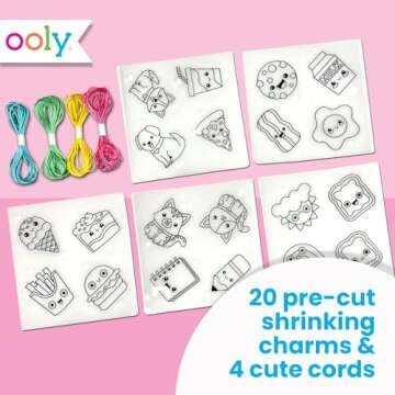 OOLY Shrink-Its DIY Shrinking Art Kit For Kids