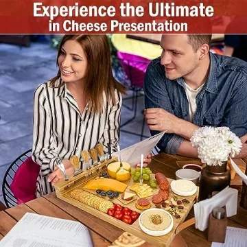 Bamboo Charcuterie Board Set - Perfect Gift for Entertaining