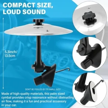 Mini Car Crash Cymbal - Fun Accessory for Music Lovers