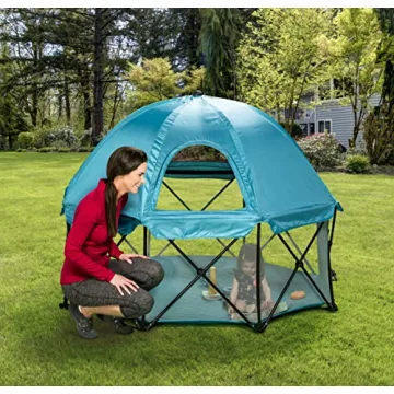 Extra Large Portable Play Yard for Indoor Outdoor Use