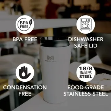 Mighty Mug Untippable Insulated Stainless Steel Tumbler