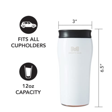 Mighty Mug Untippable Insulated Stainless Steel Tumbler
