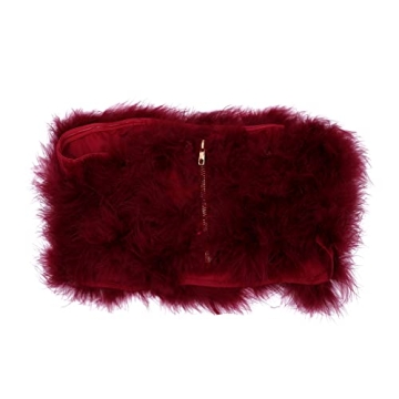 ZGMYC Women's Sexy Feather Crop Top for Parties