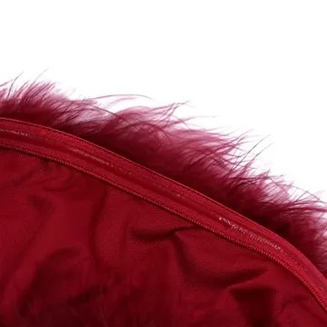 ZGMYC Women's Sexy Feather Crop Top for Parties