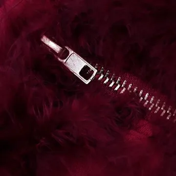 ZGMYC Women's Sexy Feather Crop Top for Parties