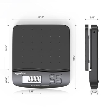 Digital Postal Scale with 65 lb Capacity and Tare Function