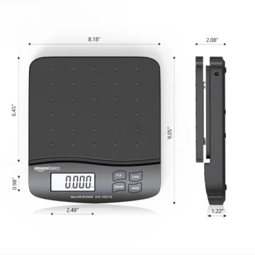 Digital Postal Scale with 65 lb Capacity and Tare Function