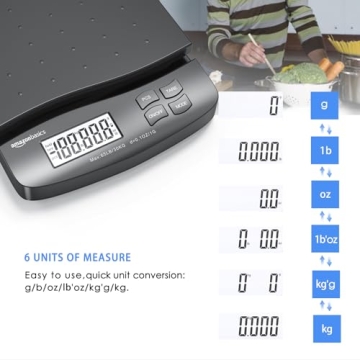 Digital Postal Scale with 65 lb Capacity and Tare Function