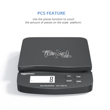 Digital Postal Scale with 65 lb Capacity and Tare Function