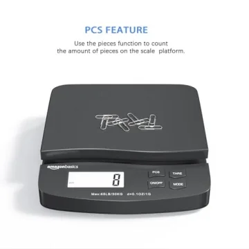 Digital Postal Scale with 65 lb Capacity and Tare Function