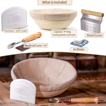 Complete Sourdough Starter Kit with Banneton Baskets
