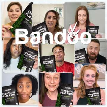 Bandoo Original Deep Cleansing Foot Pads for Relaxation