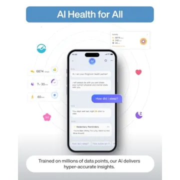 RingConn Gen 2 Air Smart Health Tracker Ring with 10-Day Life
