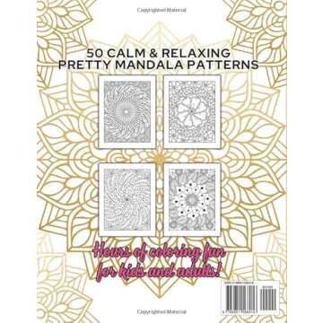 Pretty Patterns Adult Coloring Book: Calm & Relaxing Floral Pattern Coloring Book for Stress Relief