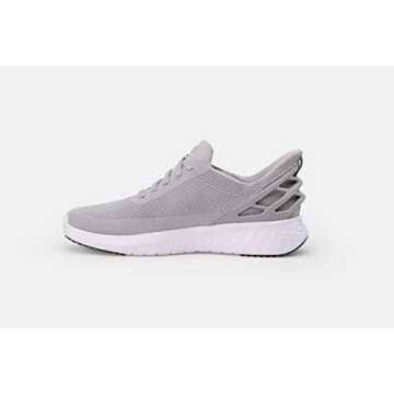 Kizik Athens, Slip-On Sneakers, Casual Shoes, Comfortable and Stylish Womens or Mens Shoes for Work, Walking, The Office, Womens and Mens Slip on Sneakers Athens Slate Grey Wide M7 / W8.5