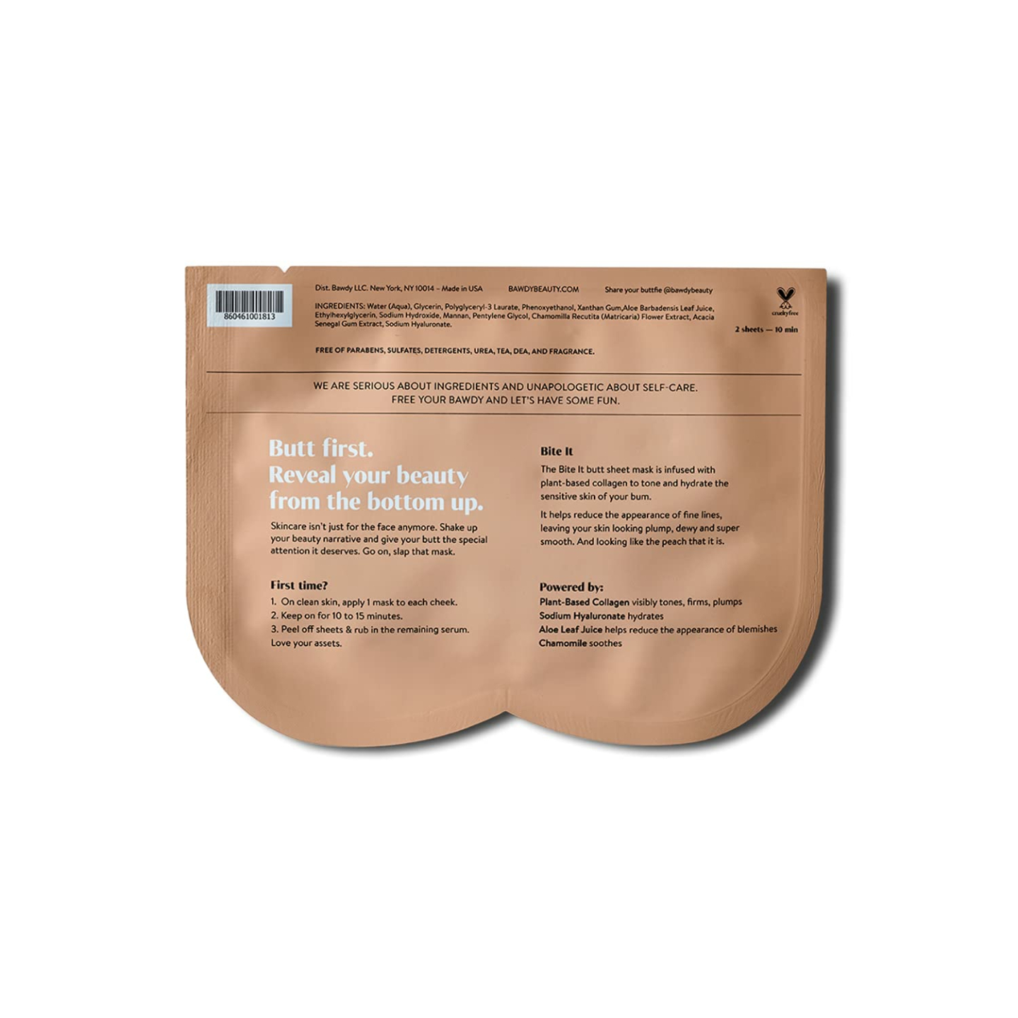 Natural Plant-Based Collagen Butt Mask for Glowing Skin