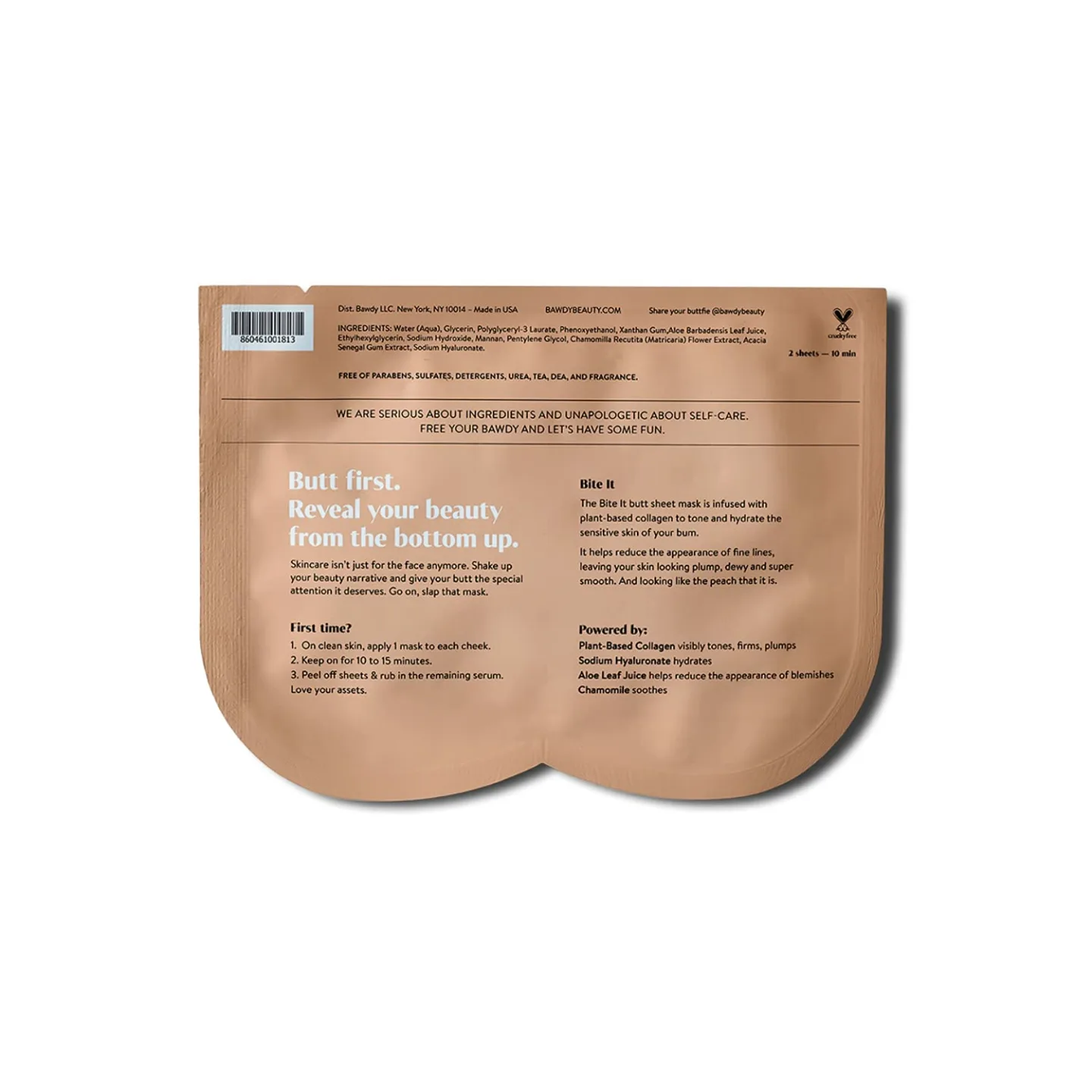 Natural Plant-Based Collagen Butt Mask for Glowing Skin