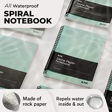 GAK. Stone Paper Waterproof Notebook for All Ages