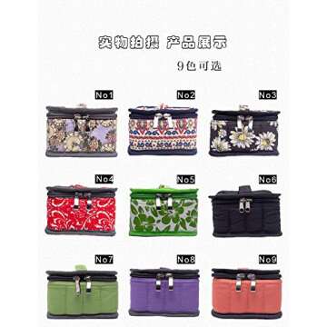 Essential Oil Travel Case Bag for 16 Bottles - Durable & Stylish